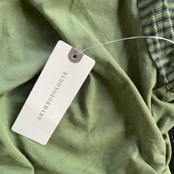 Anthropologie Pilcro Varsity Polo Tank NWT Color: Dill Size: M - Picture 5 of 8